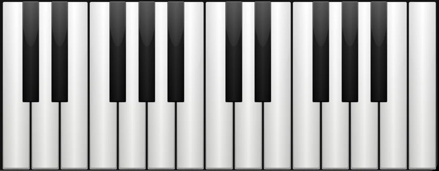 Piano keys