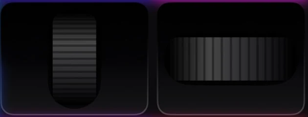 Two scroll wheels